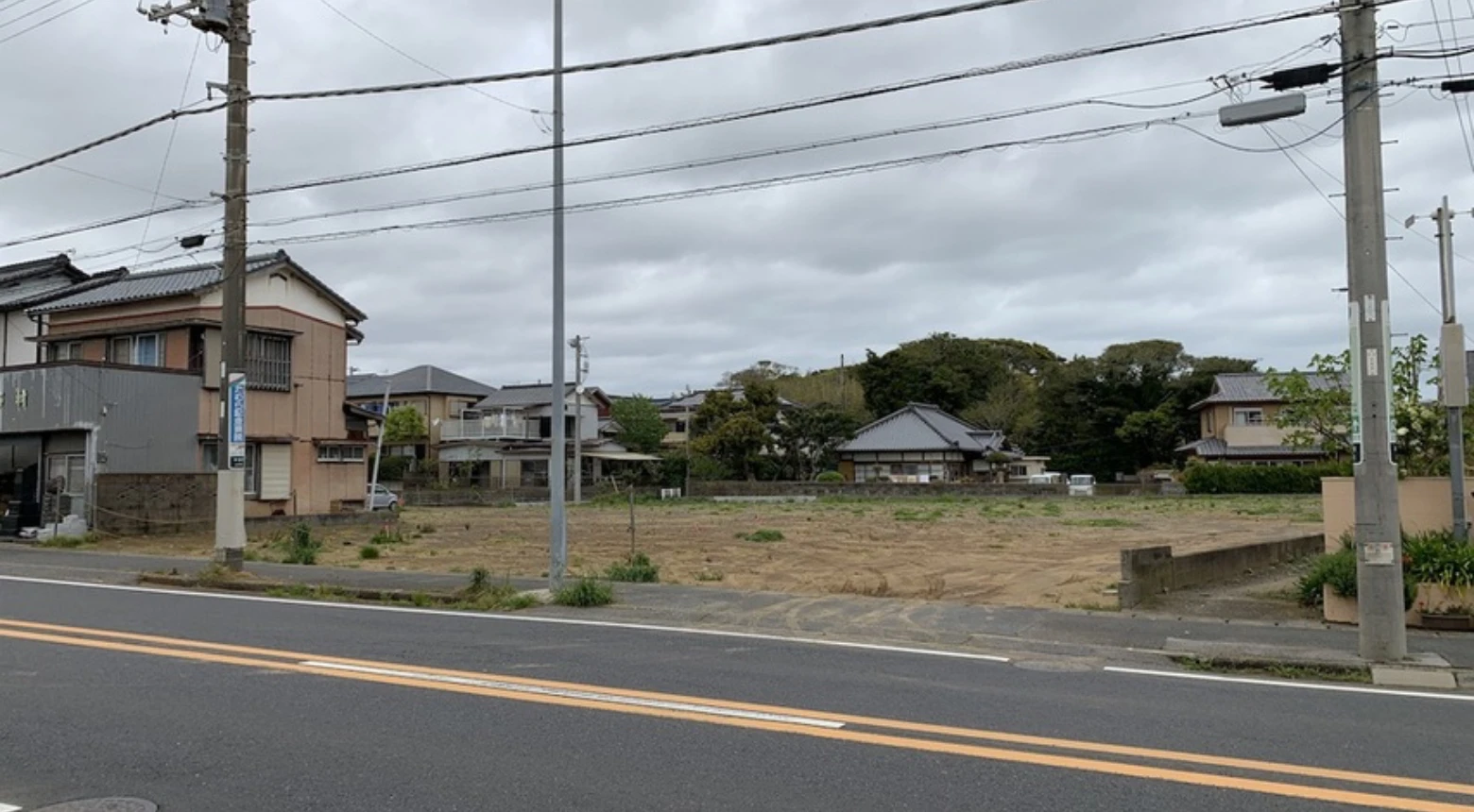 貸地_銚子市本城町_国道356号線沿の広大な貸地