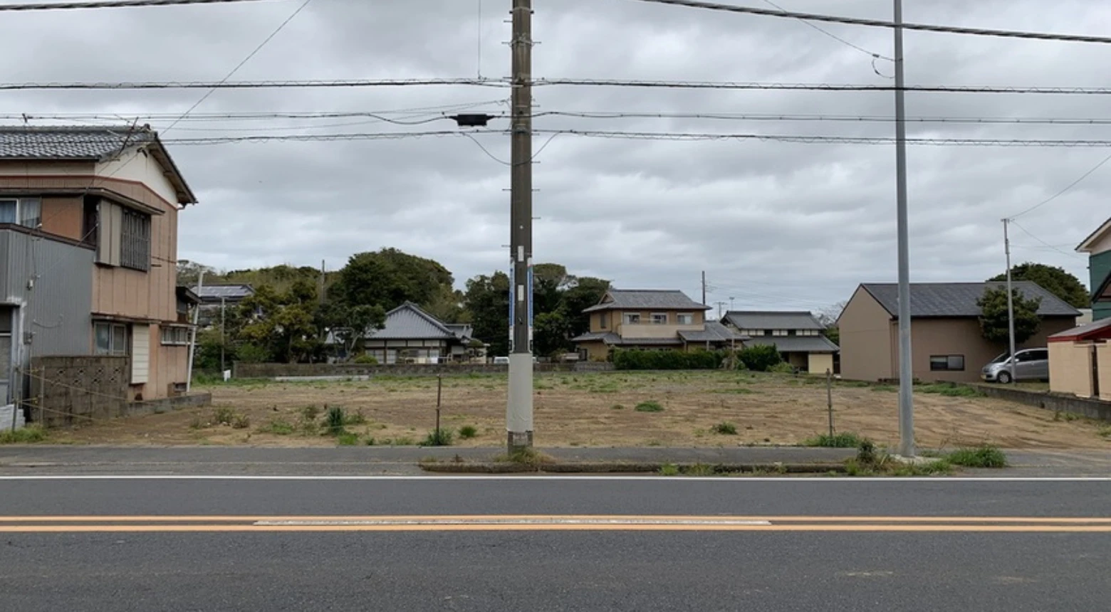 貸地_銚子市本城町_国道356号線沿の広大な貸地