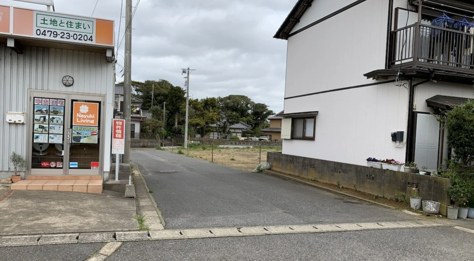 貸地_銚子市本城町_国道356号線沿の広大な貸地