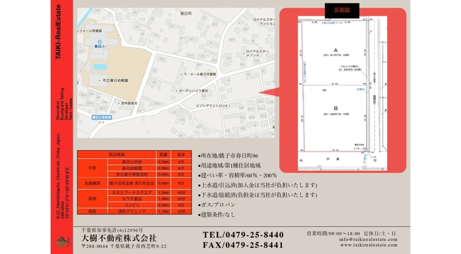 分譲地_銚子市春日町_全2区画